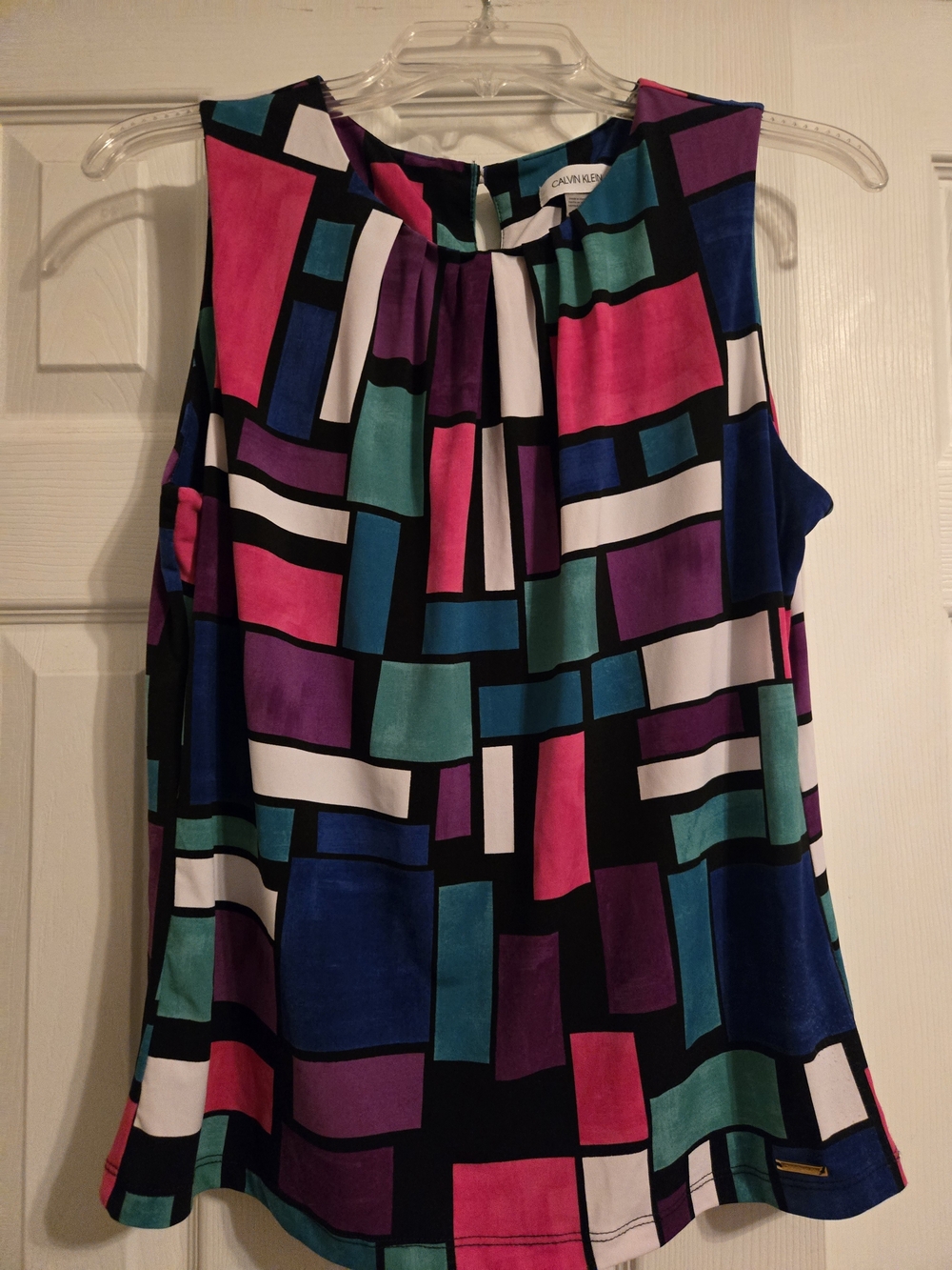 Calvin Klein Multicolor Geometric Print Camisole